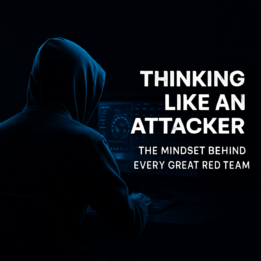 🕶️ Thinking Like an Attacker: Red Team Mindset Explained